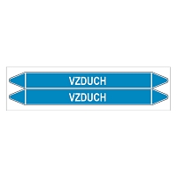 Značení potrubí, vzduch,2 ks, 450 × 52 mm